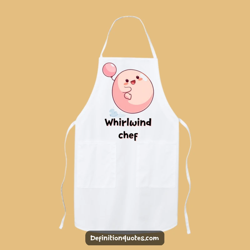 Funny Blob Chef Spinning Top Apron: Hilarious Kitchen Balance Challenge