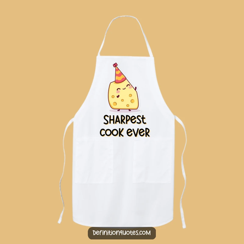 Funny Cheese Hat Apron: Cook with Cheer in This Hilarious Party Gear