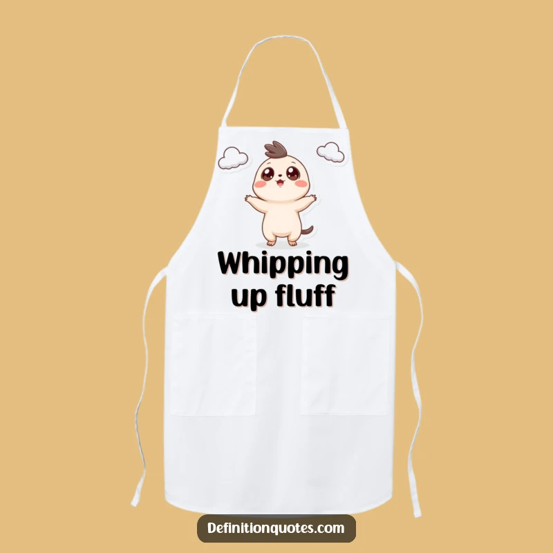 Funny Cloud Juggler Apron: Kitchen Googly Eyed Creature Fun, Perfect Funny Gift