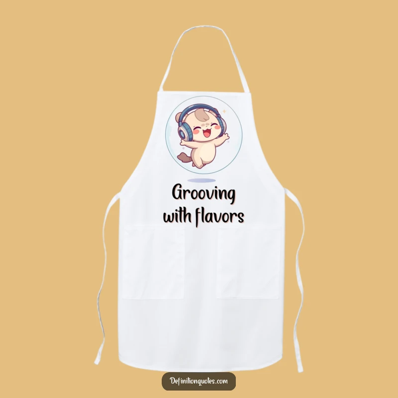 Funny Dancing Bubble Creature Apron: Kitchen Groovy Dance, Perfect Funny Gift