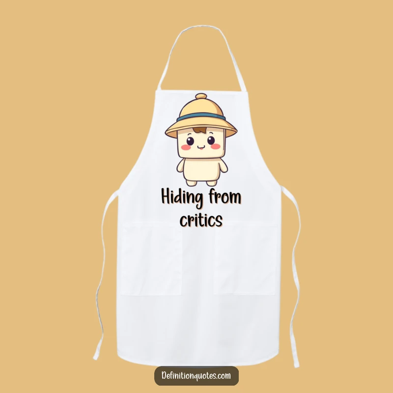 Funny Small Hat Blocky Apron - Kitchen Headwear Comedy!