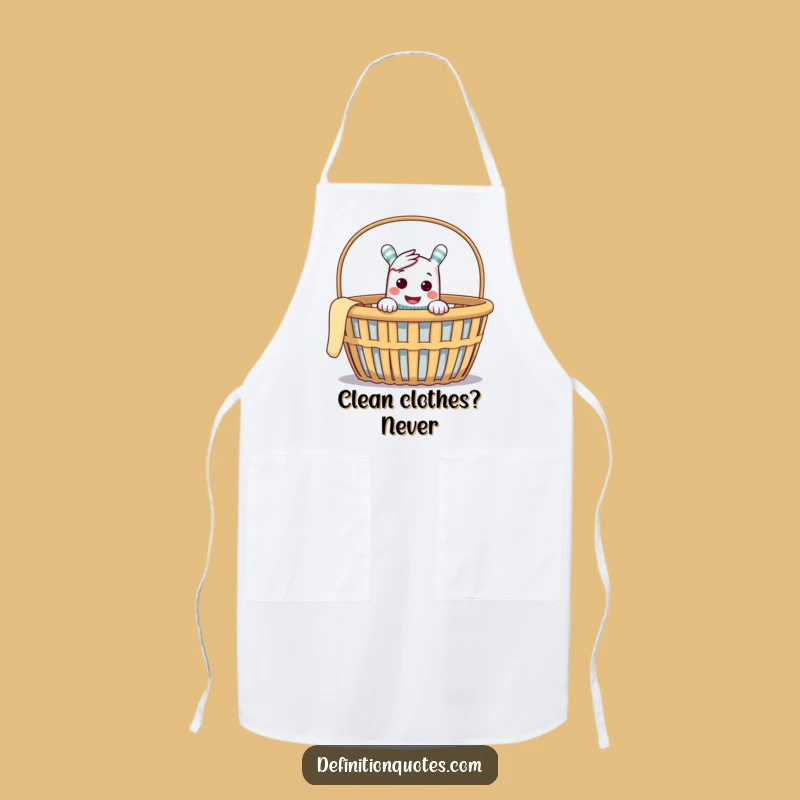 Funny Sock Puppet Apron - Chef's Mischief Maker Kitchen Wear