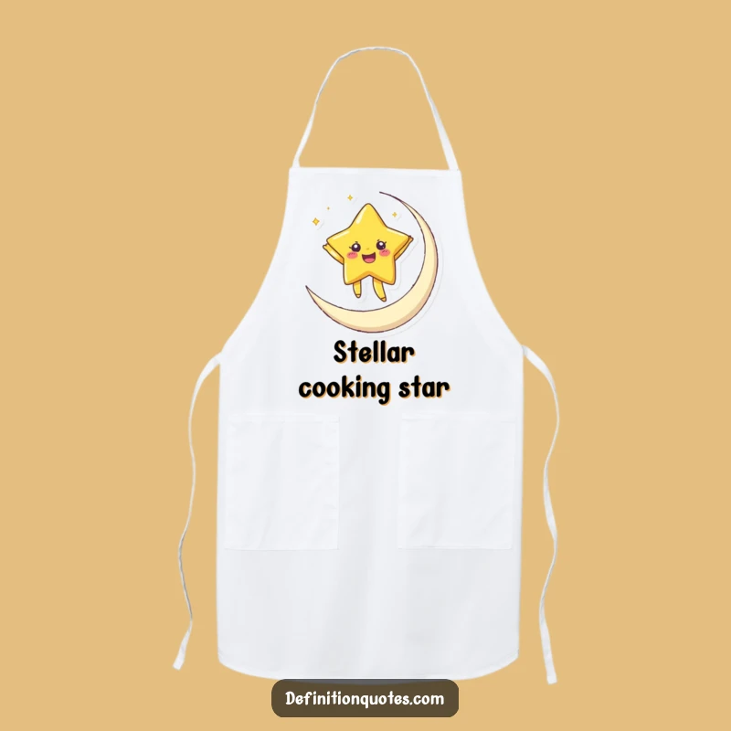 Funny Star Dancer Apron: Celestial Kitchen Dance Fun Gift