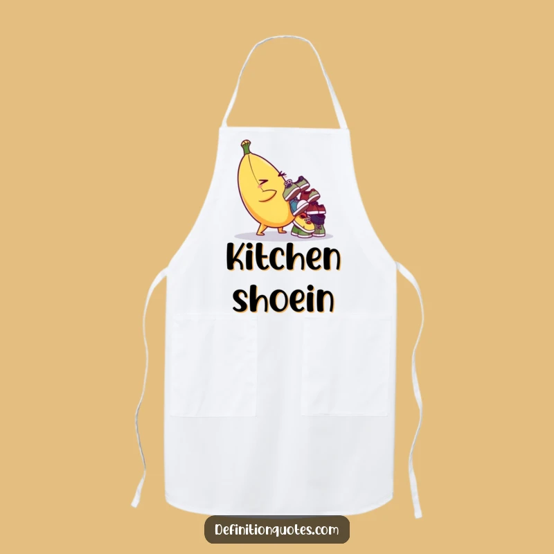 Funny Banana Shoe Juggling Apron - Kitchen Comedy