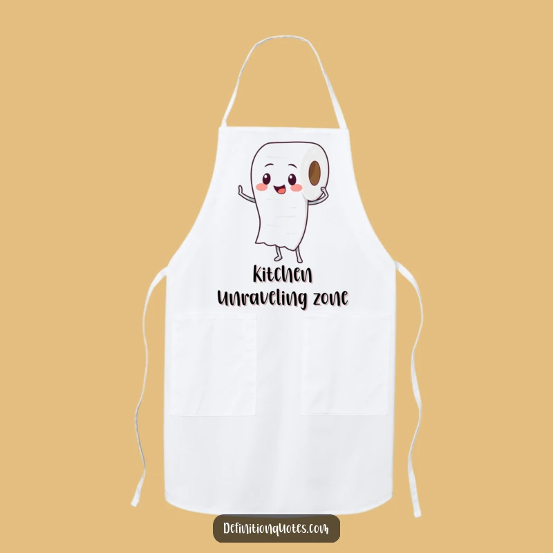 Funny Toilet Paper Roll Apron: Cook with Comical Relief and Kitchen Flair