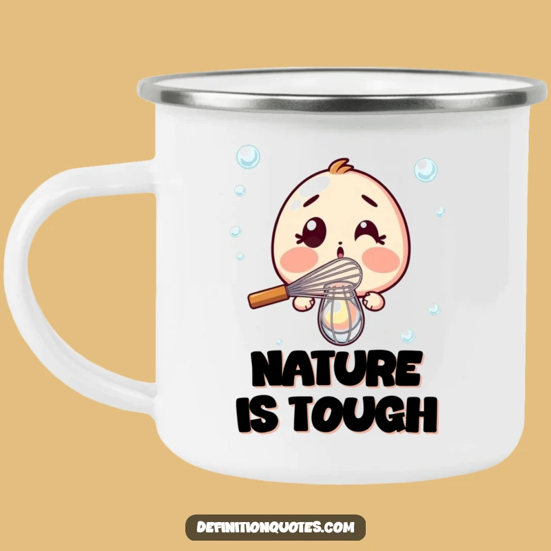 Funny Whisk Fail Camping Mug: Enjoy Your Brew with Hilarious Kitchen Humor