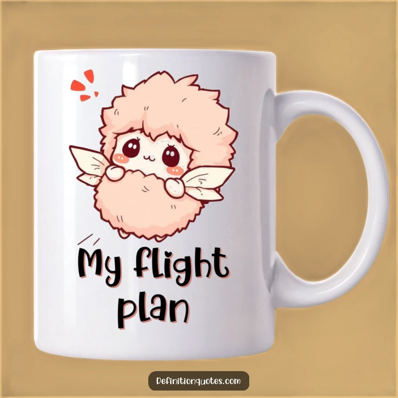 Funny Flying Slipper Mug: Hilarious Attempt at Aviation Gift