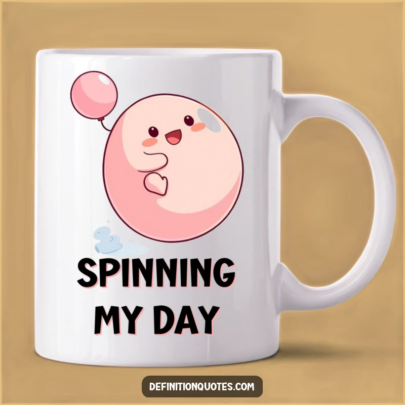Funny Blob Spinning Top Mug: Hilarious Balance Challenge Gift