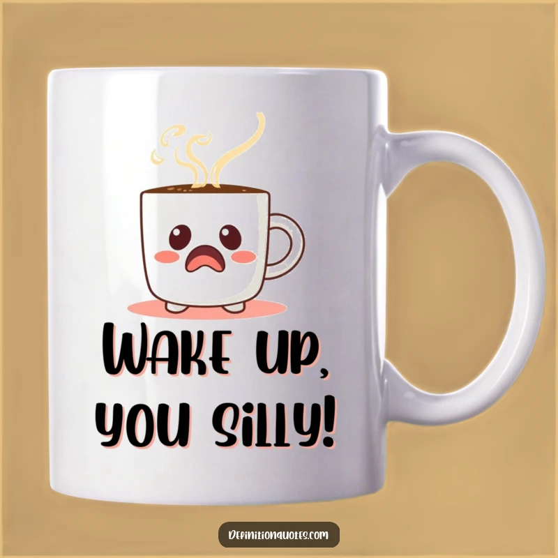 Funny Startled Coffee Mug: Hilarious Steam Face Mug for a Comical Morning Brew