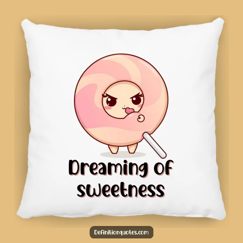 Funny Shy Donut Pillow: Cozy & Hilarious Sweet Decor