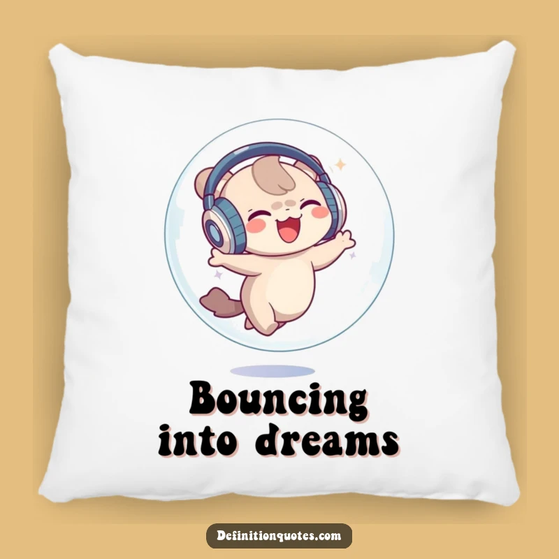 Funny Dancing Bubble Creature Pillow: Soft Groovy Comfort, Ideal Funny Gift