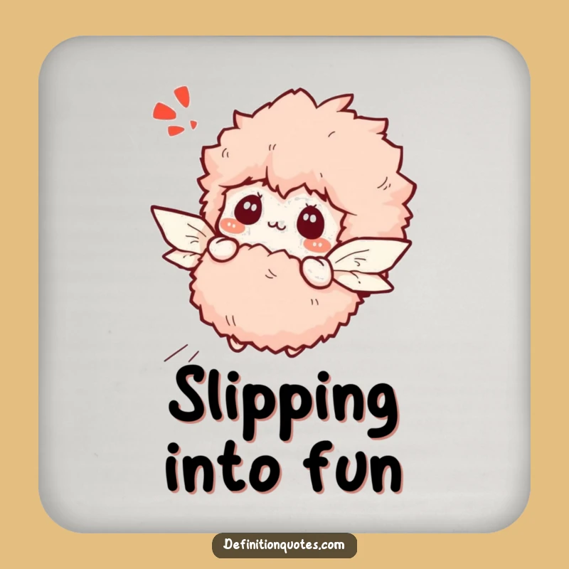 Funny Flying Slipper Coaster: Protect Surfaces with Whimsy