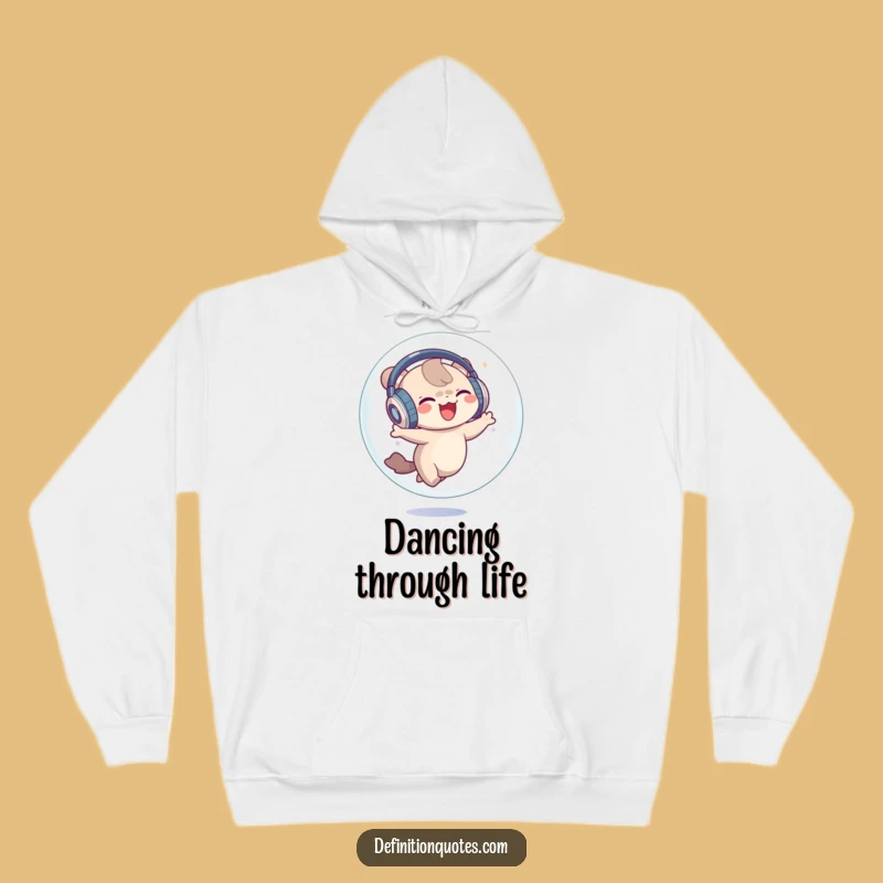 Funny Dancing Bubble Creature Hoodie: Cozy Groovy Dance, Perfect Funny Gift