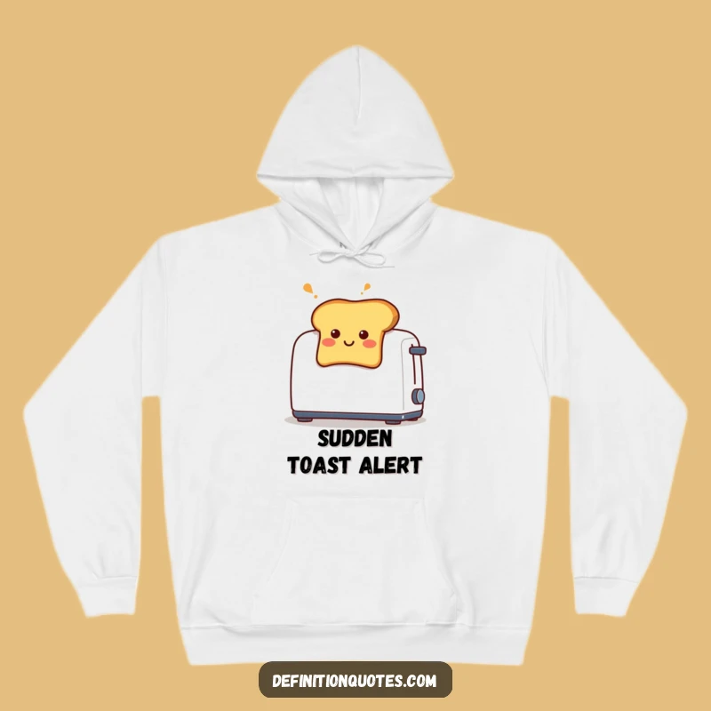 Funny Surprise Toast Hoodie: Cozy and Comical Wear for Breakfast Fans