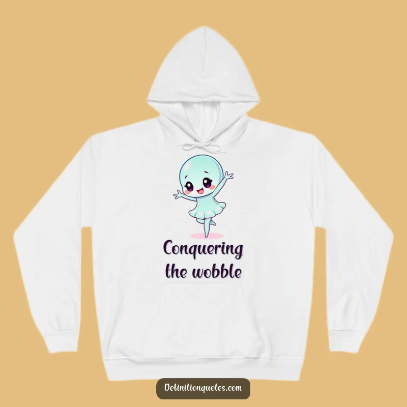 Funny Wobbly Jelly Ballet Hoodie: Cozy and Hilarious Character Wear