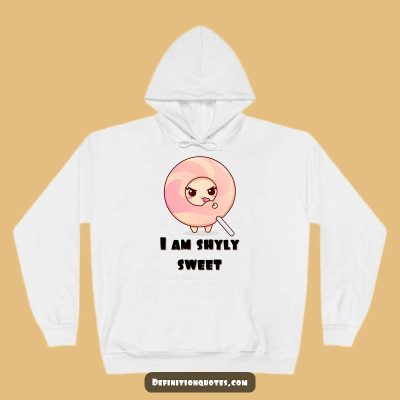 Funny Shy Donut Hoodie: Cozy & Hilarious Sweet Treat Comfort