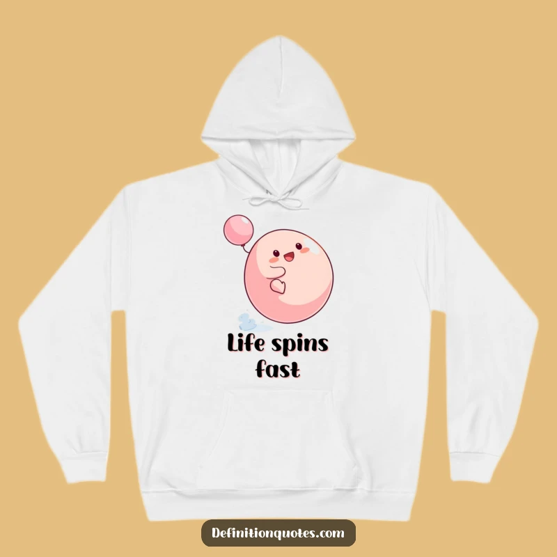 Cozy Funny Blob Spinning Top Hoodie: Warmth Meets Hilarious Wobble