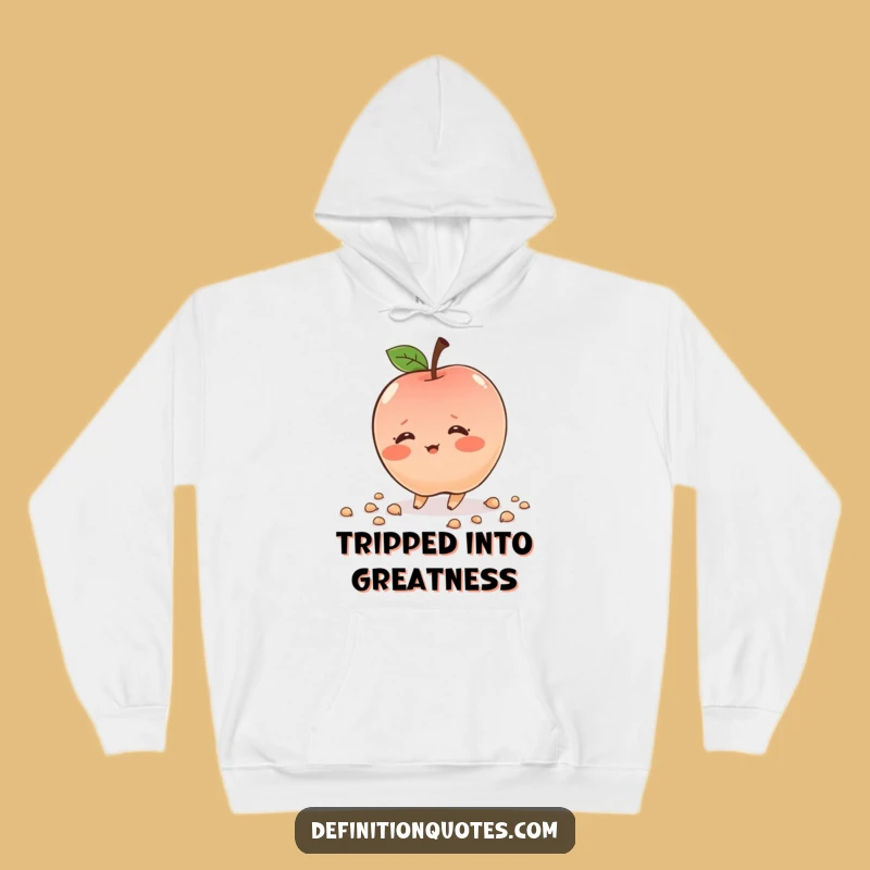 Funny Blushing Apple Hoodie: Cozy Comfort with a Side of Embarrassment