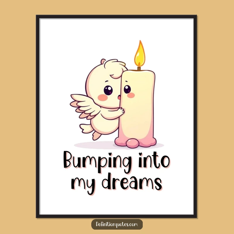 Funny Free Printable Wall Art: Rainbow Dent Art, Downloadable Decor