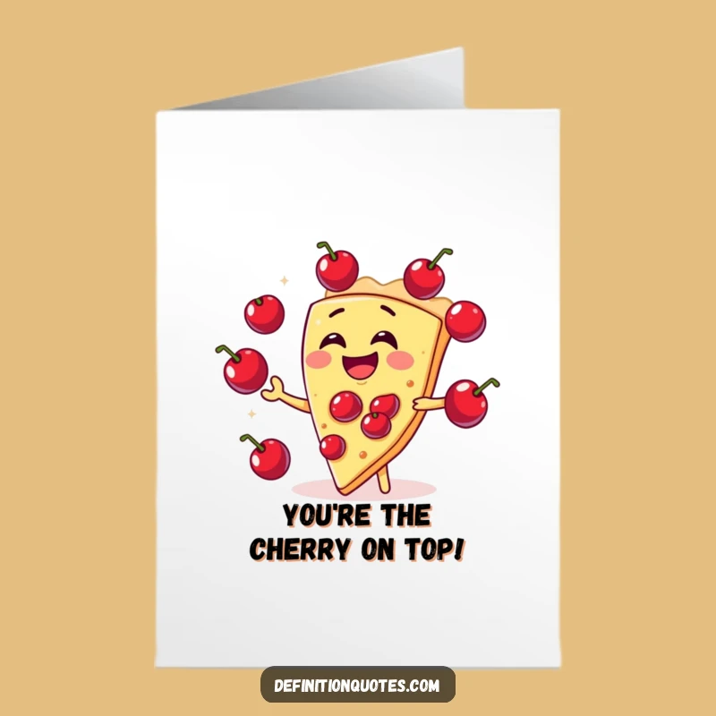 Free Printable Juggling Pie Congrats Card: Hilarious Downloadable for Any Achievement