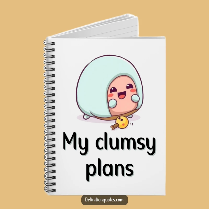 Funny Kawaii Slipper Trip Notebook: Jot Down Notes with Comical Flair!