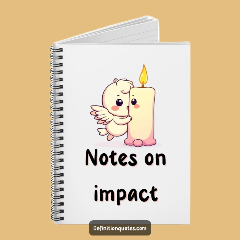 Funny Rainbow Bump Winged Notebook - Journal Your Magical Thoughts!