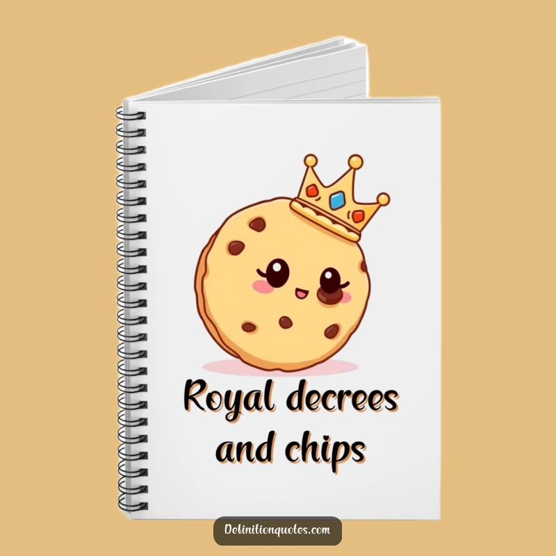 Funny Royal Cookie Notebook: Jot Down Royal Thoughts, Creative Funny Gift
