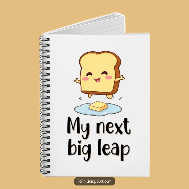 Funny Toast Jumping Butter Notebook: Jot Down Ideas with this Hilarious Character Journal