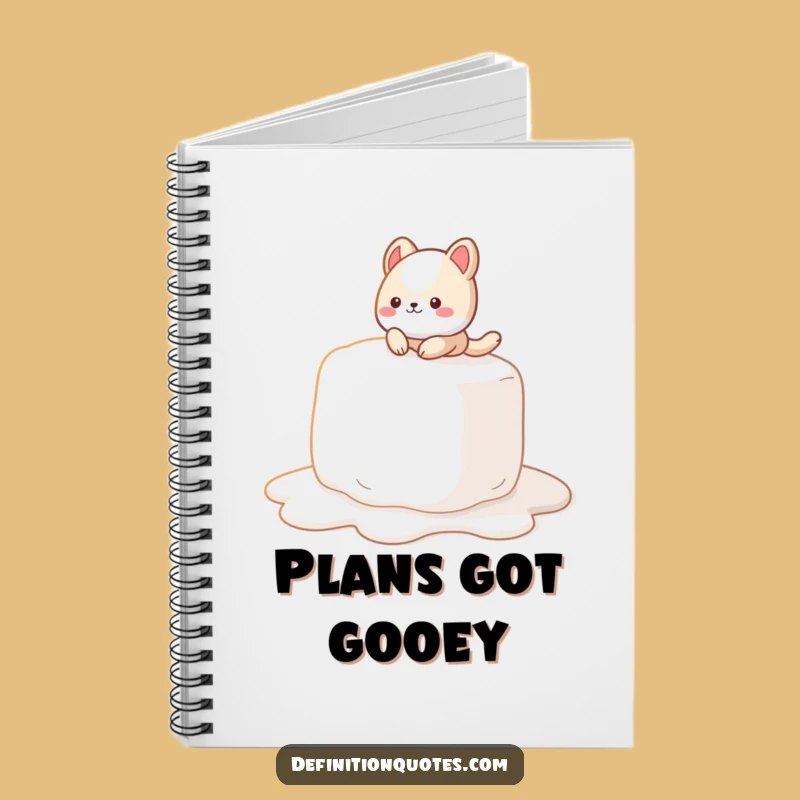 Funny Marshmallow Slip Notebook: Animal's Sweet Notes, Ideal Funny Gift