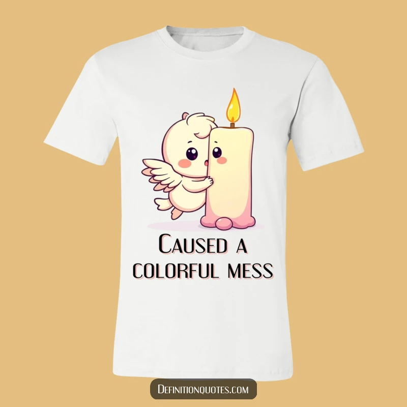 Funny Rainbow Bump Winged T-Shirt - Wear Your Magical Mishaps!