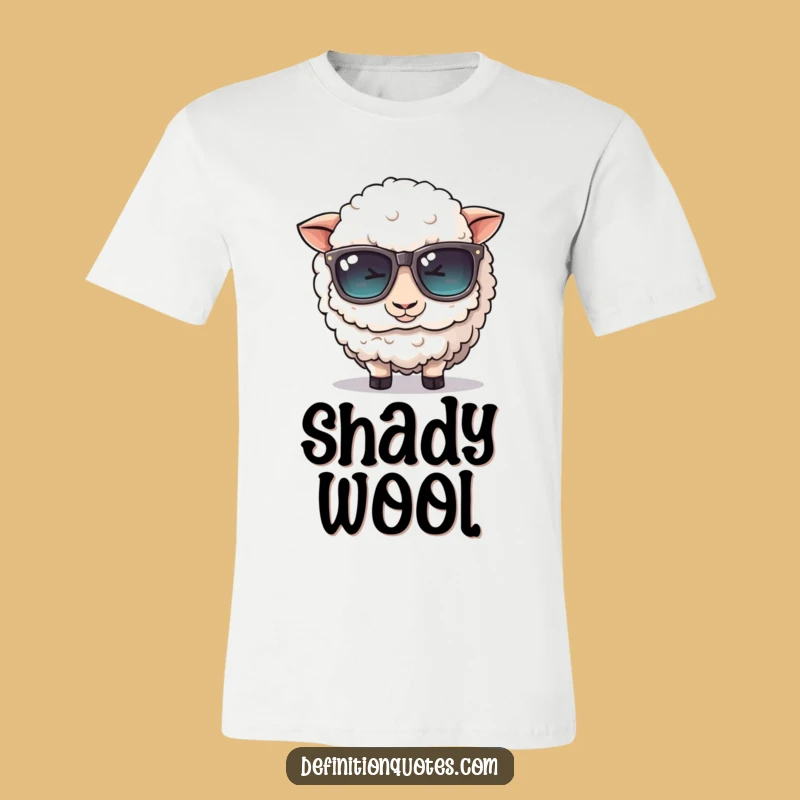 Funny Sheep Sunglasses T-Shirt: Rock Your Comical Farm Style