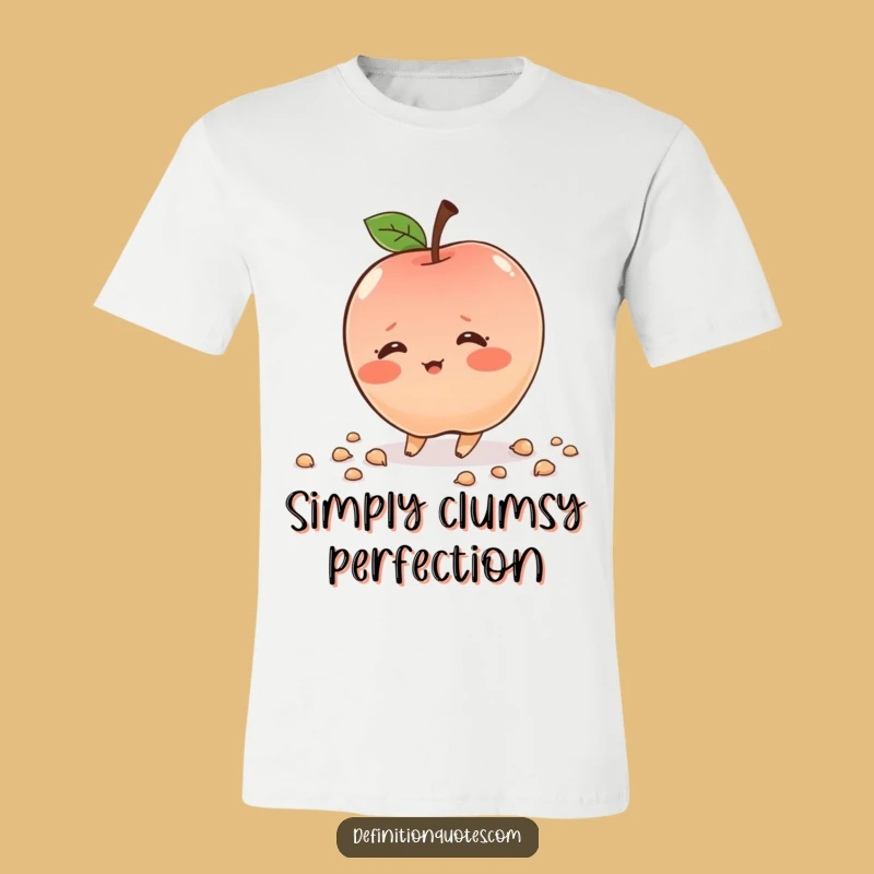 Funny Tripping Apple T-Shirt: Embrace Your Awkwardness with Style