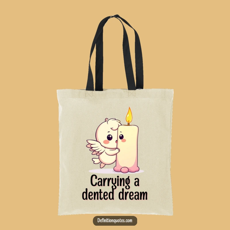 Funny Rainbow Bump Winged Tote Bag - Carry Your Magic Everywhere!